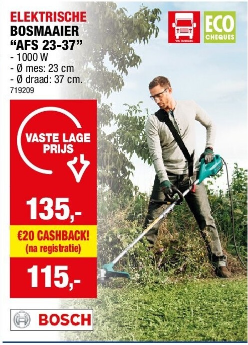 ELEKTRISCHE BOSMAAIER “AFS 23-37”
