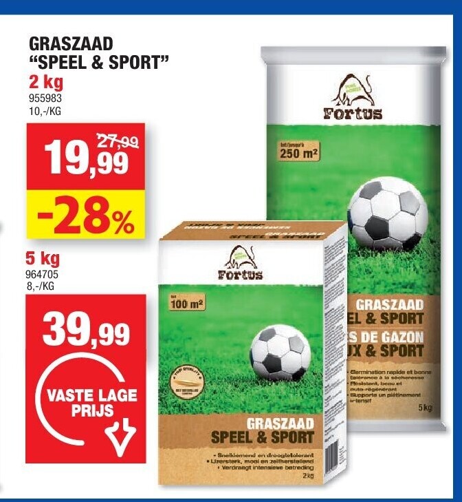 GRASZAAD “SPEEL & SPORT” 2 kg