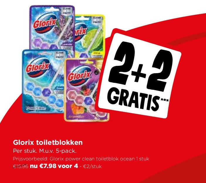 Glorix toiletblokken
