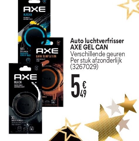 Auto luchtverfrisser AXE GEL CAN