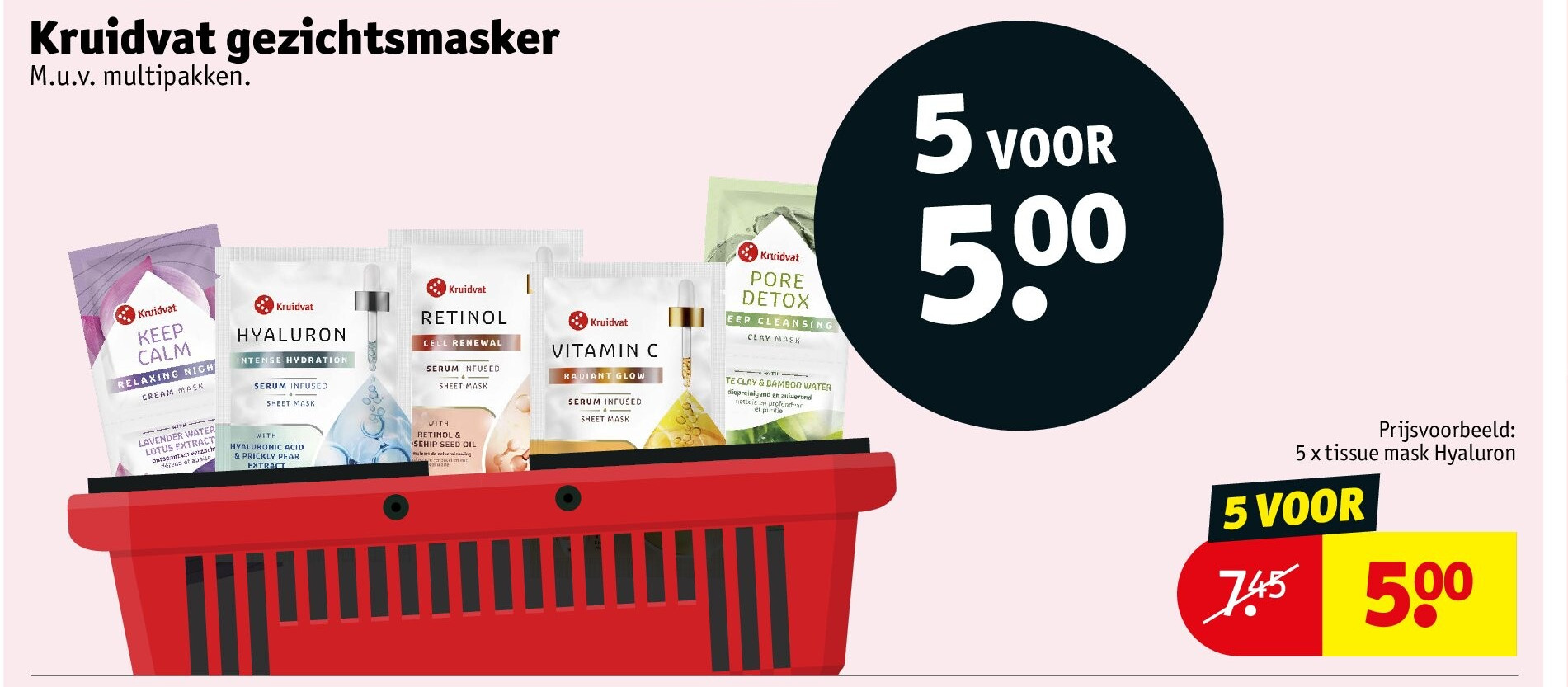 Kruidvat gezichtsmasker