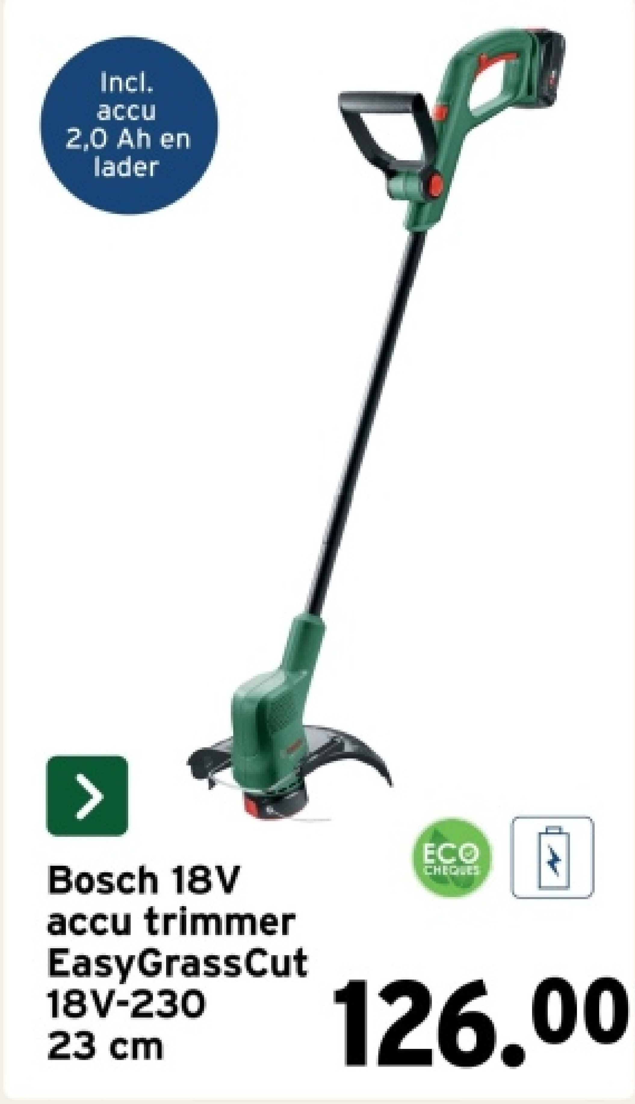 Bosch 18V accu trimmer EasyGrassCut 18V-230 23 cm