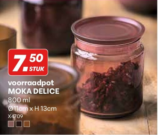 voorraadpot MOKA DELICE 800 ml
