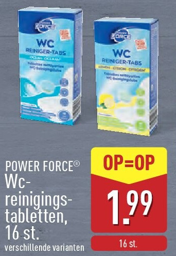 Wcreinigings­ tabletten, 16st.