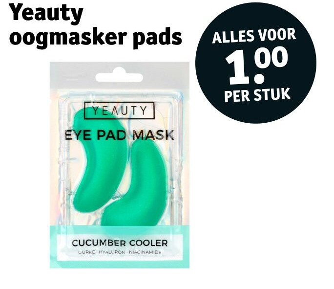 Yeauty oogmasker pads