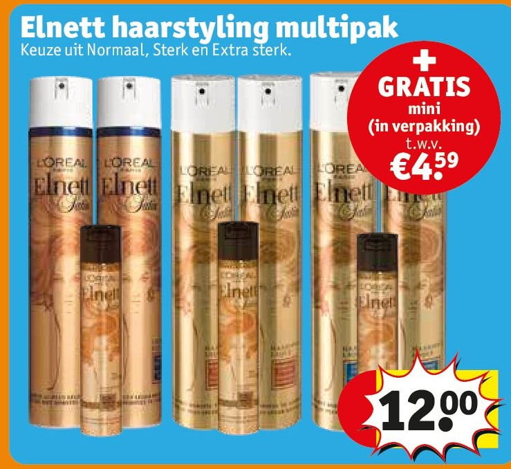 Elnett haarstyling multipak