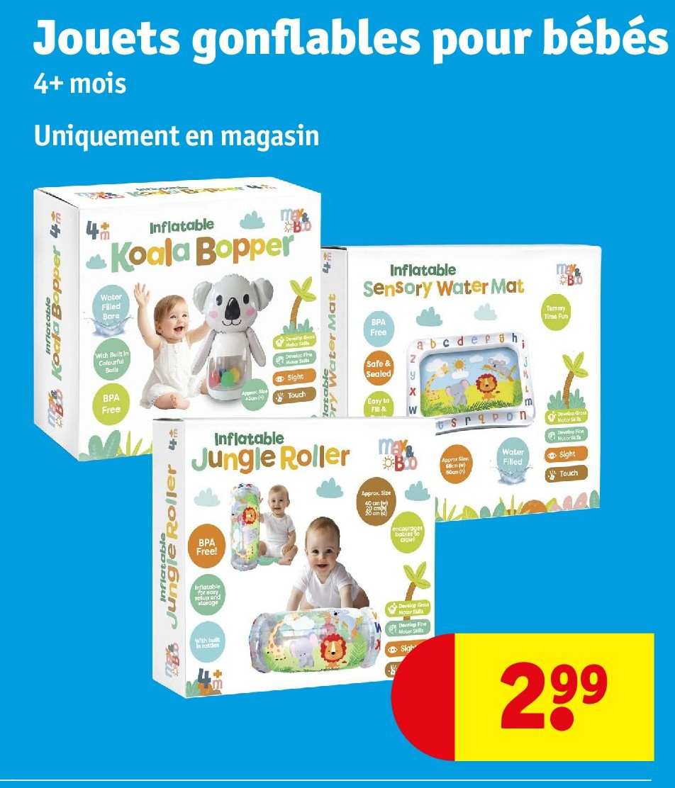 Jouets gonflables pour bébés