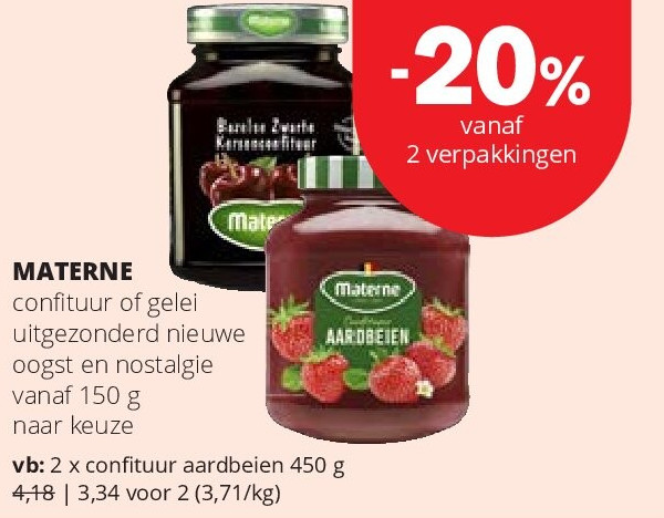MATERNE confituur