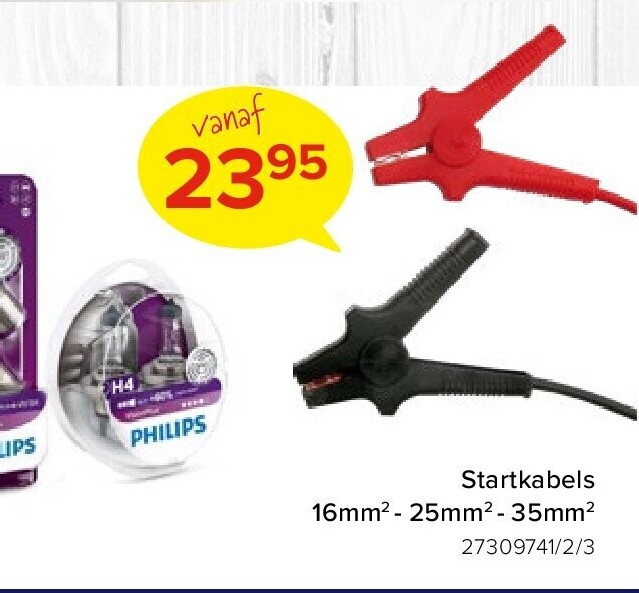 Startkabels 16mm2 - 25mm2 - 35mm2