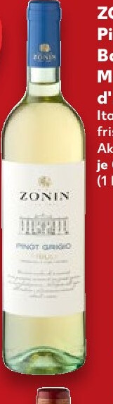 Zonin Pinot Grigio Friuli, Bardolino oder Montepulciano d'Abruzzo