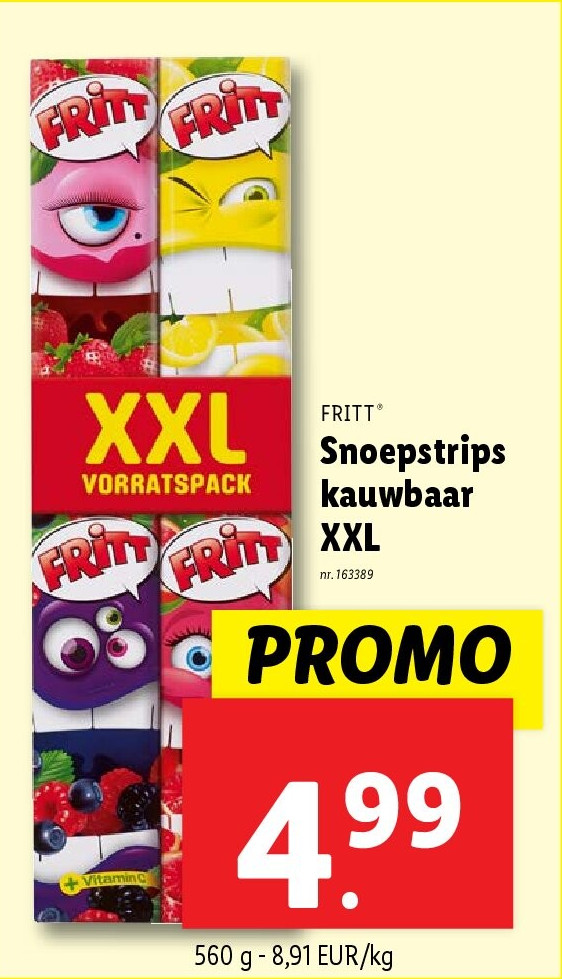 Snoepstrips kauwbaar XXL