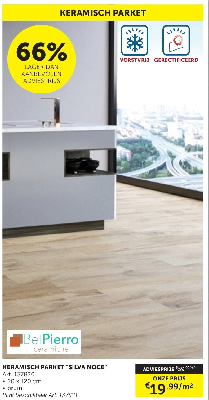 KERAMISCH PARKET "SILVA NOCE"