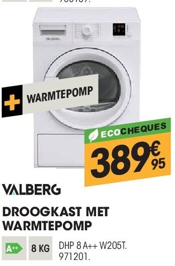 DROOGKAST MET WARMTEPOMP