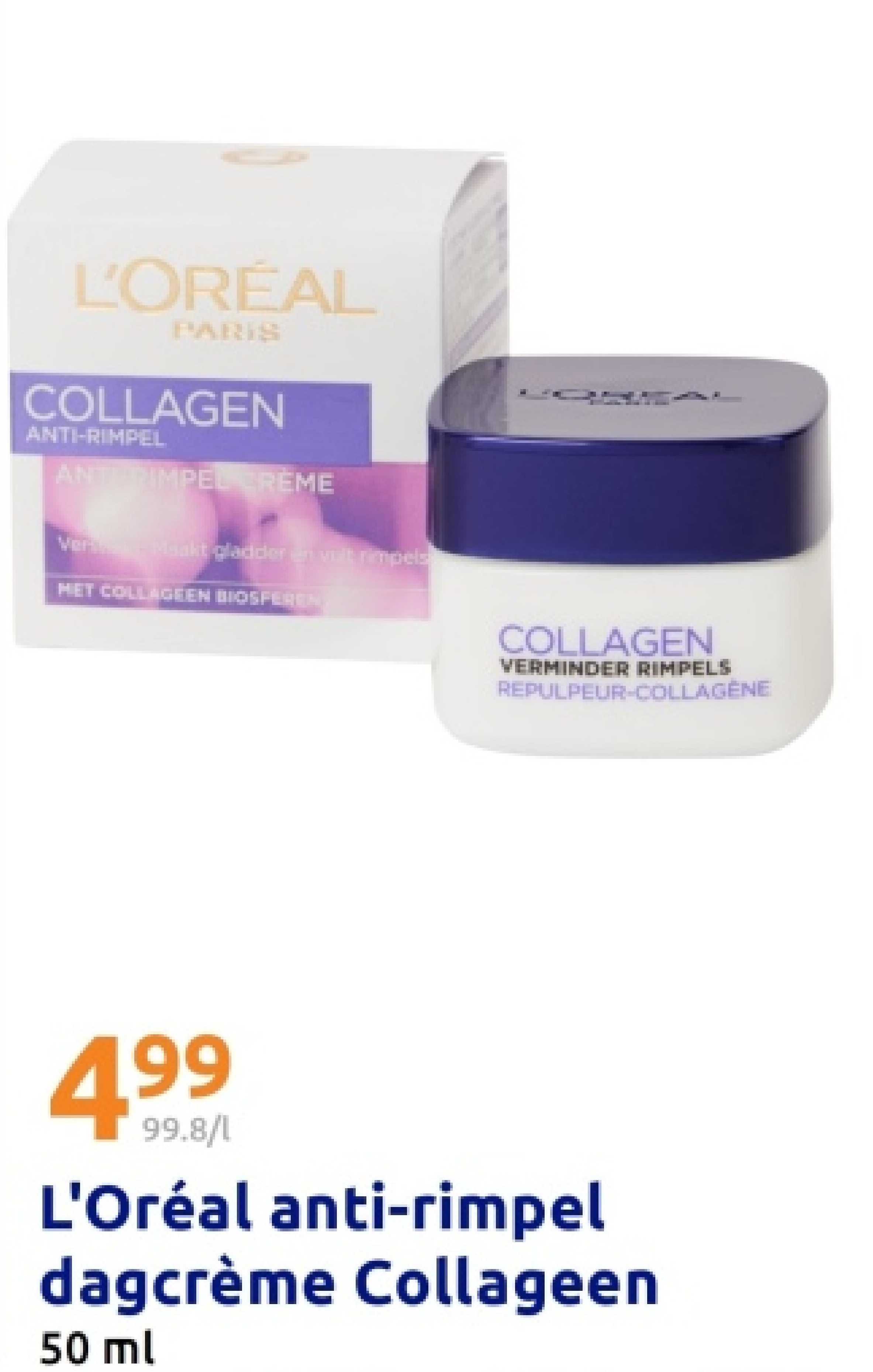 L'Oréal anti-rimpel dagcrème Collageen