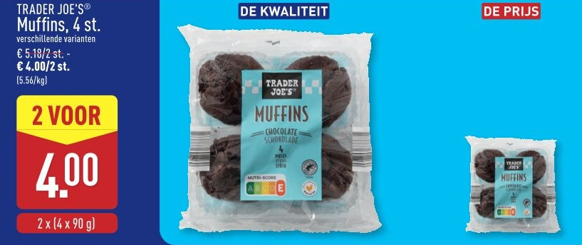 Muffins, 4st.