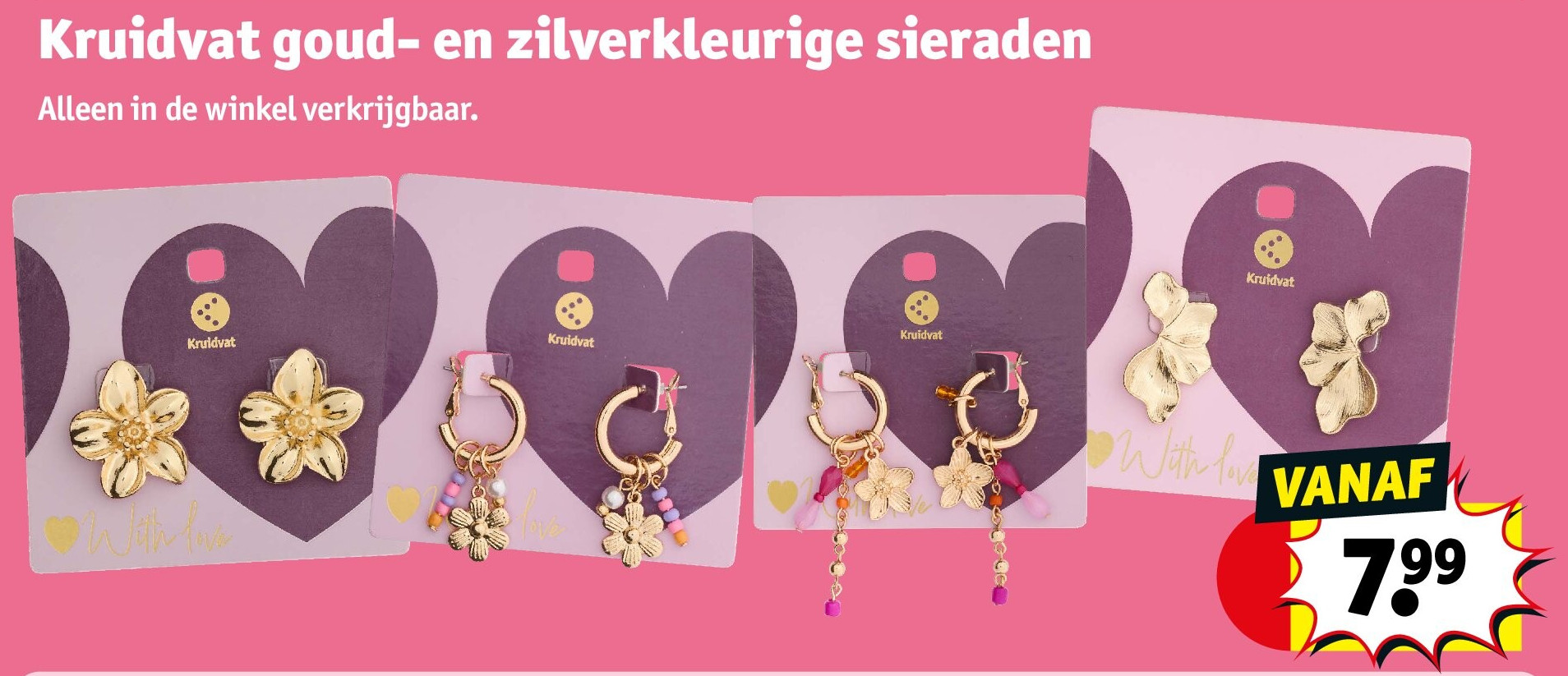 Kruidvat goud- en zilverkleurige sieraden