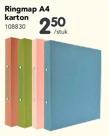 Ringmap A4 karton