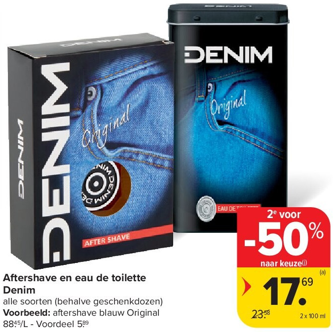 Aftershave en eau de toilette Denim