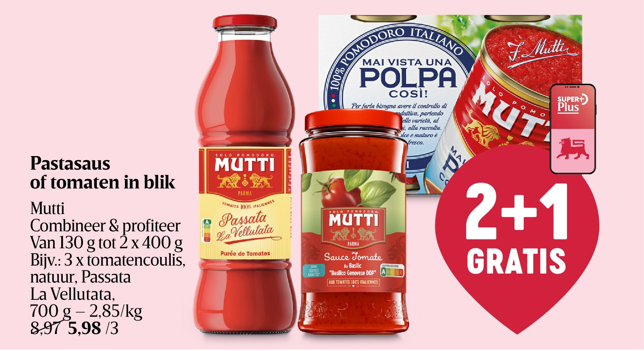 Pastasaus of tomaten in blik