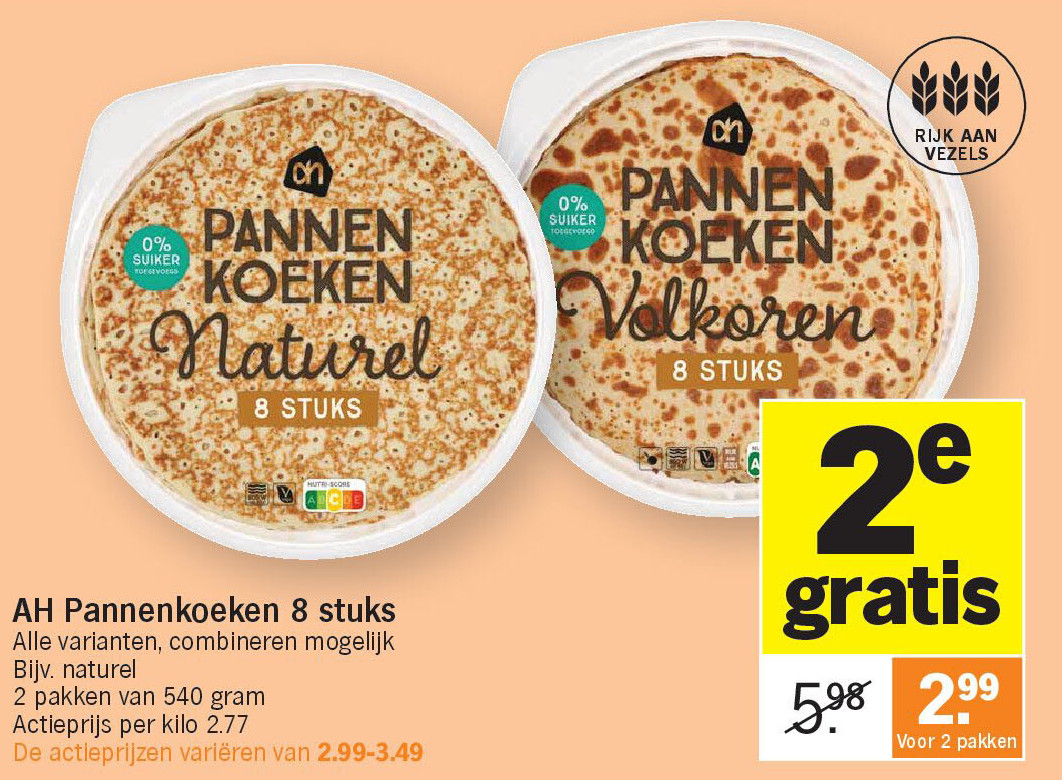 AH Pannenkoeken 8 stuks