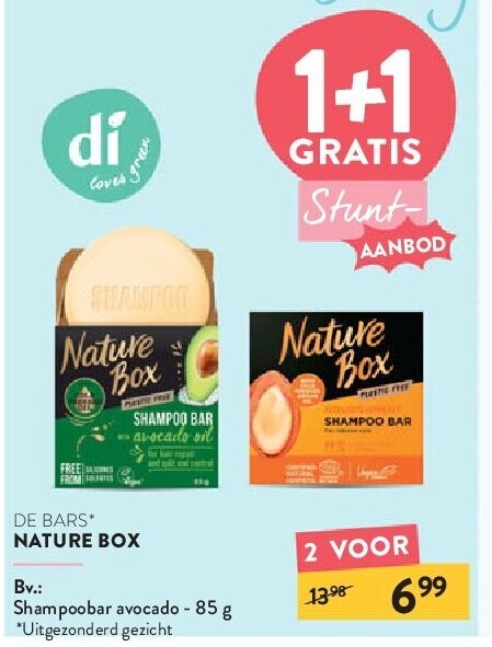 NATURE BOX Shampoobar avocado - 85 g