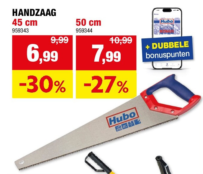 HANDZAAG 45 cm
