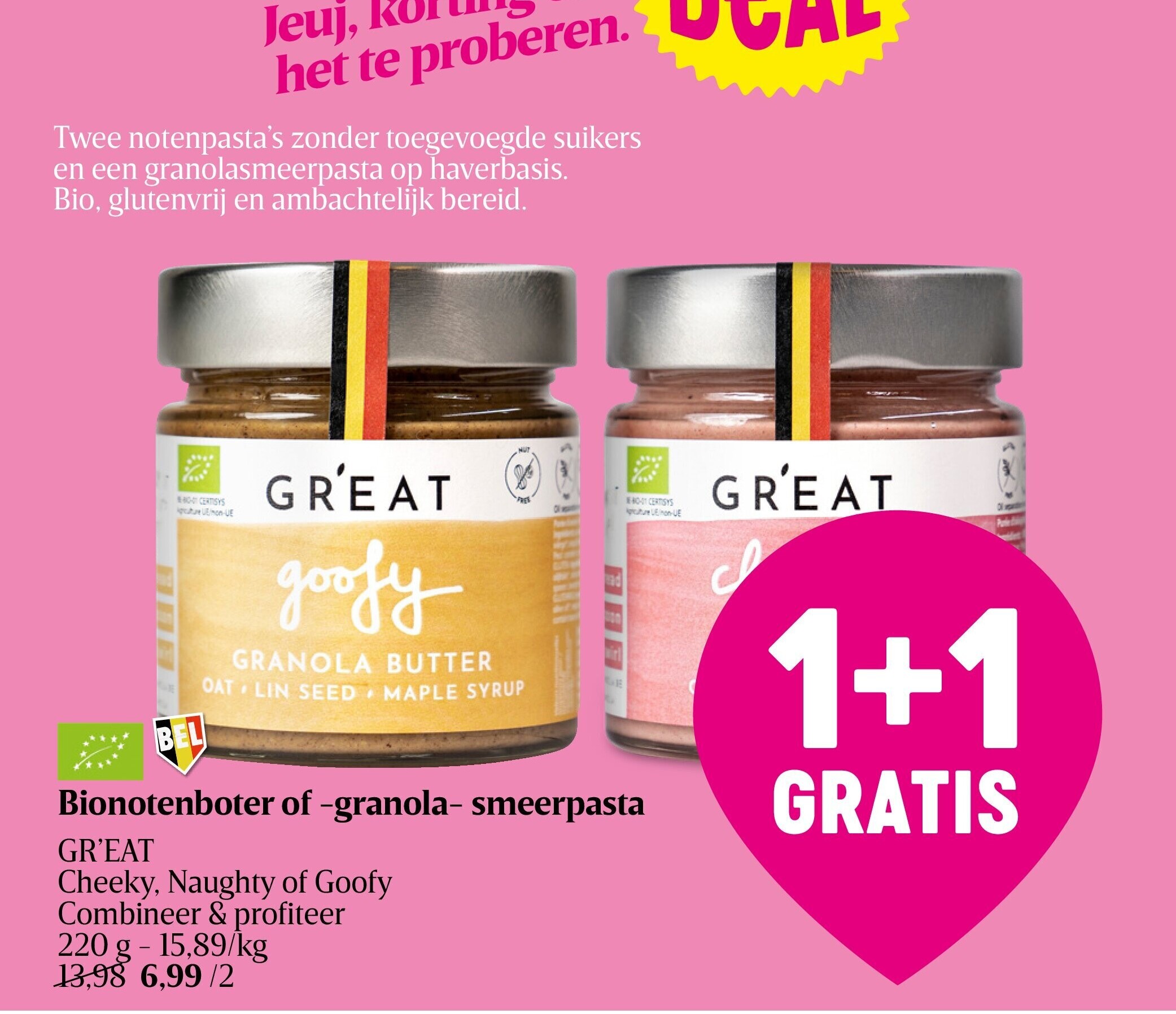 Bionotenboter of -granola- smeerpasta