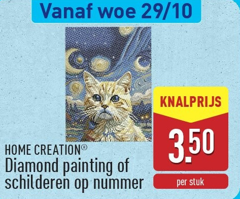 Diamond painting of schilderen op nummer