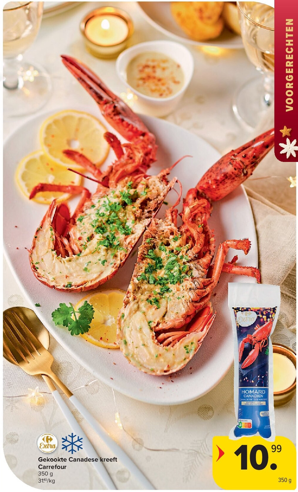 Gekookte Canadese kreeft Carrefour