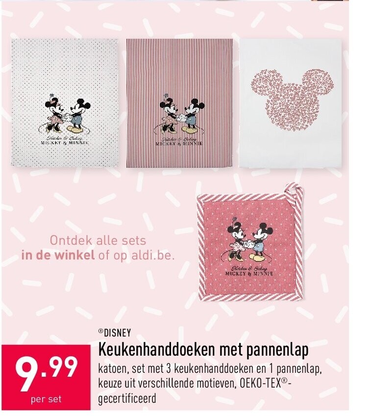 Keukenhanddoeken met pannenlap