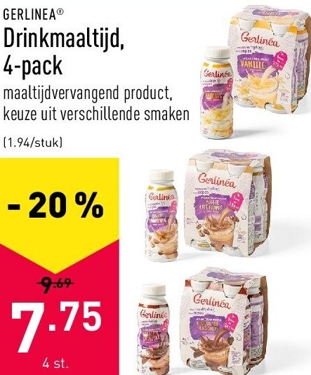 Drinkmaaltijd, 4-pack