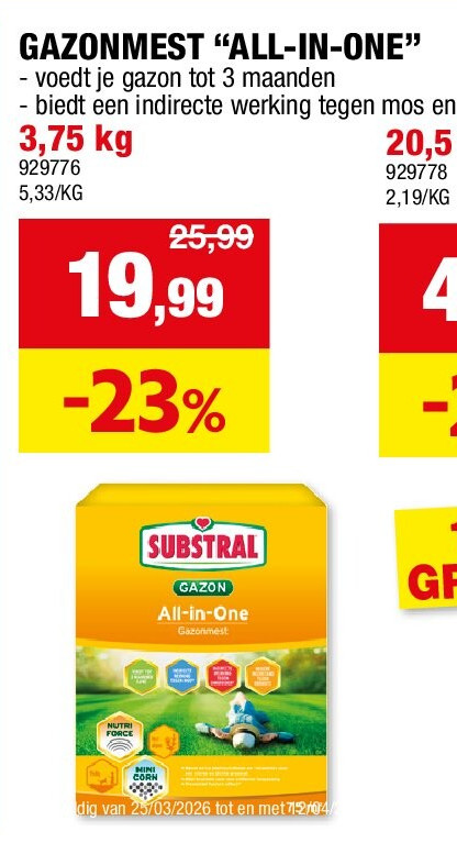 GAZONMEST “ALL-IN-ONE” 3,75 kg