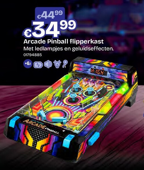 Arcade Pinball flipperkast