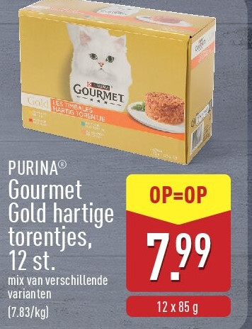 Gourmet Gold hartige torentjes, 12st.