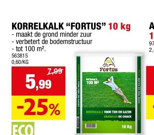 KORRELKALK “FORTUS” 10 kg