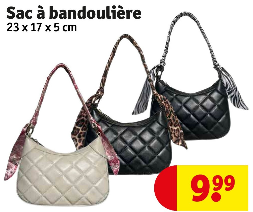 Sac à bandoulière 23 x 17 x 5 cm