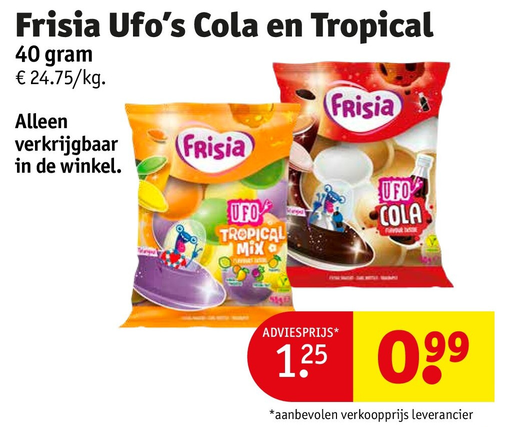 Frisia Ufo’s Cola en Tropical