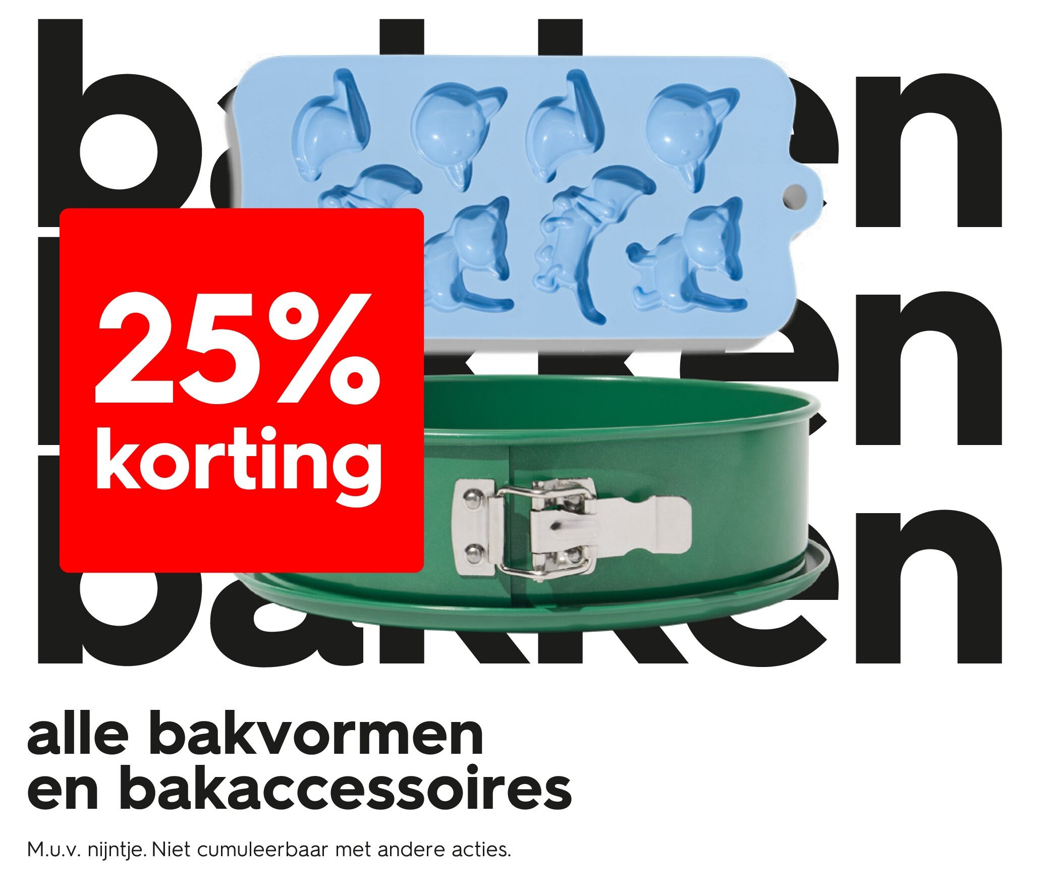 alle bakvormen en bakaccessoires