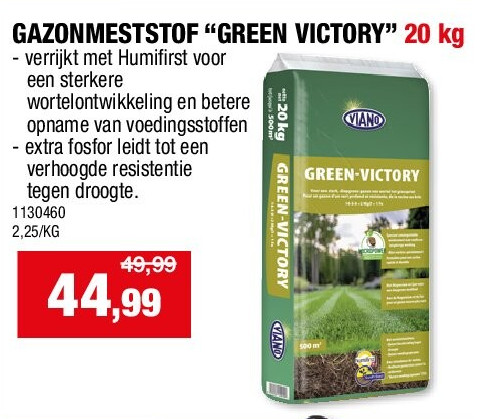GAZONMESTSTOF “GREEN VICTORY” 20 kg