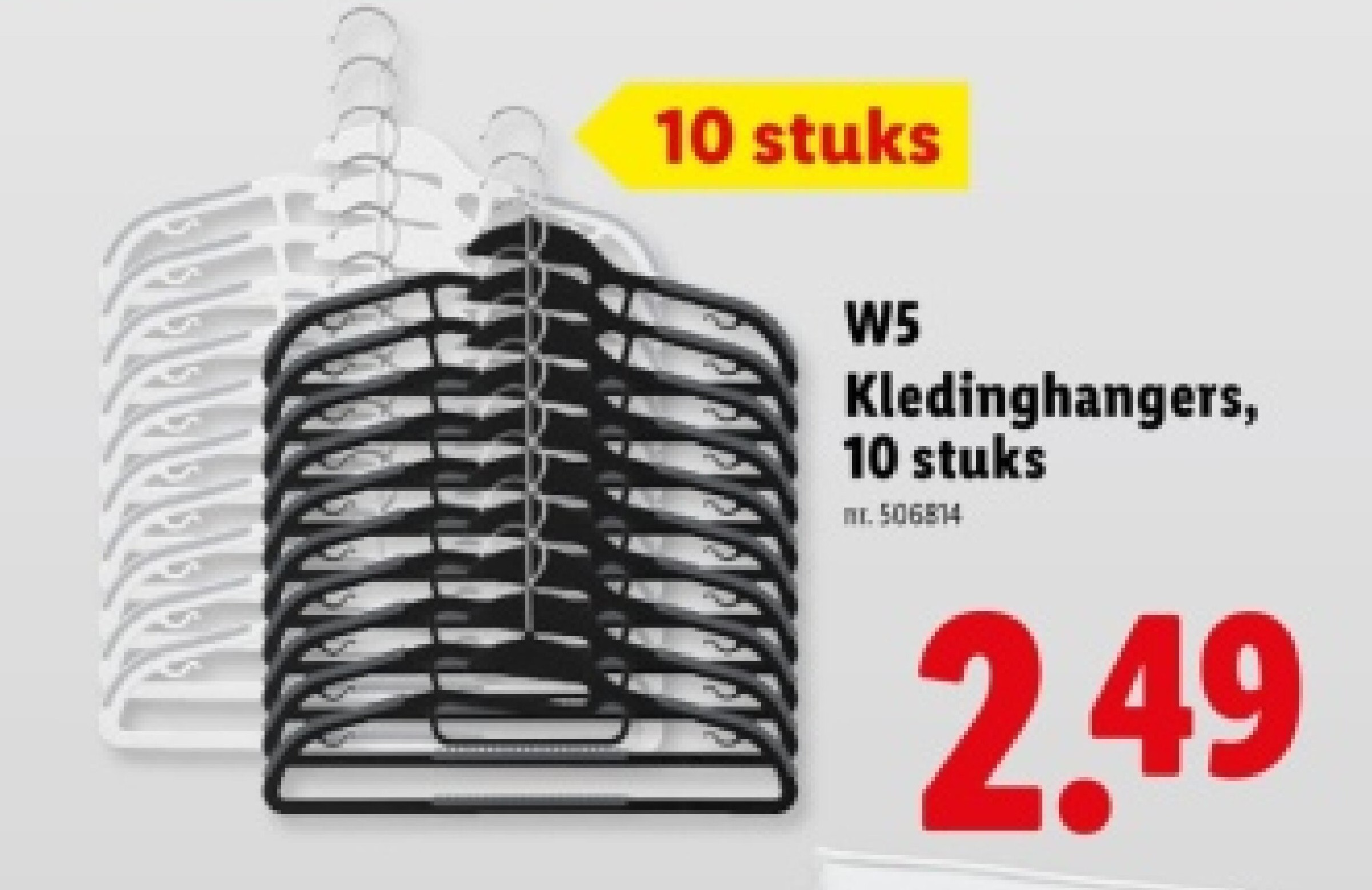 Kledinghangers, 10 stuks