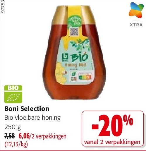 Boni Selection Bio vloeibare honing 250 g