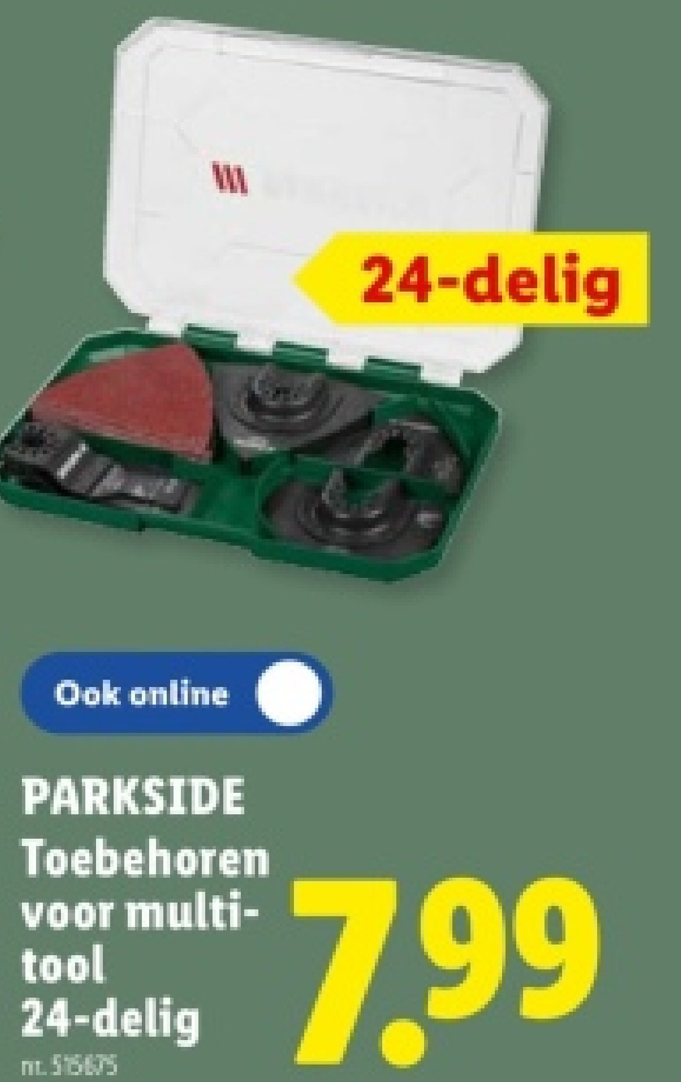 Toebehoren voor multitool 24-delig