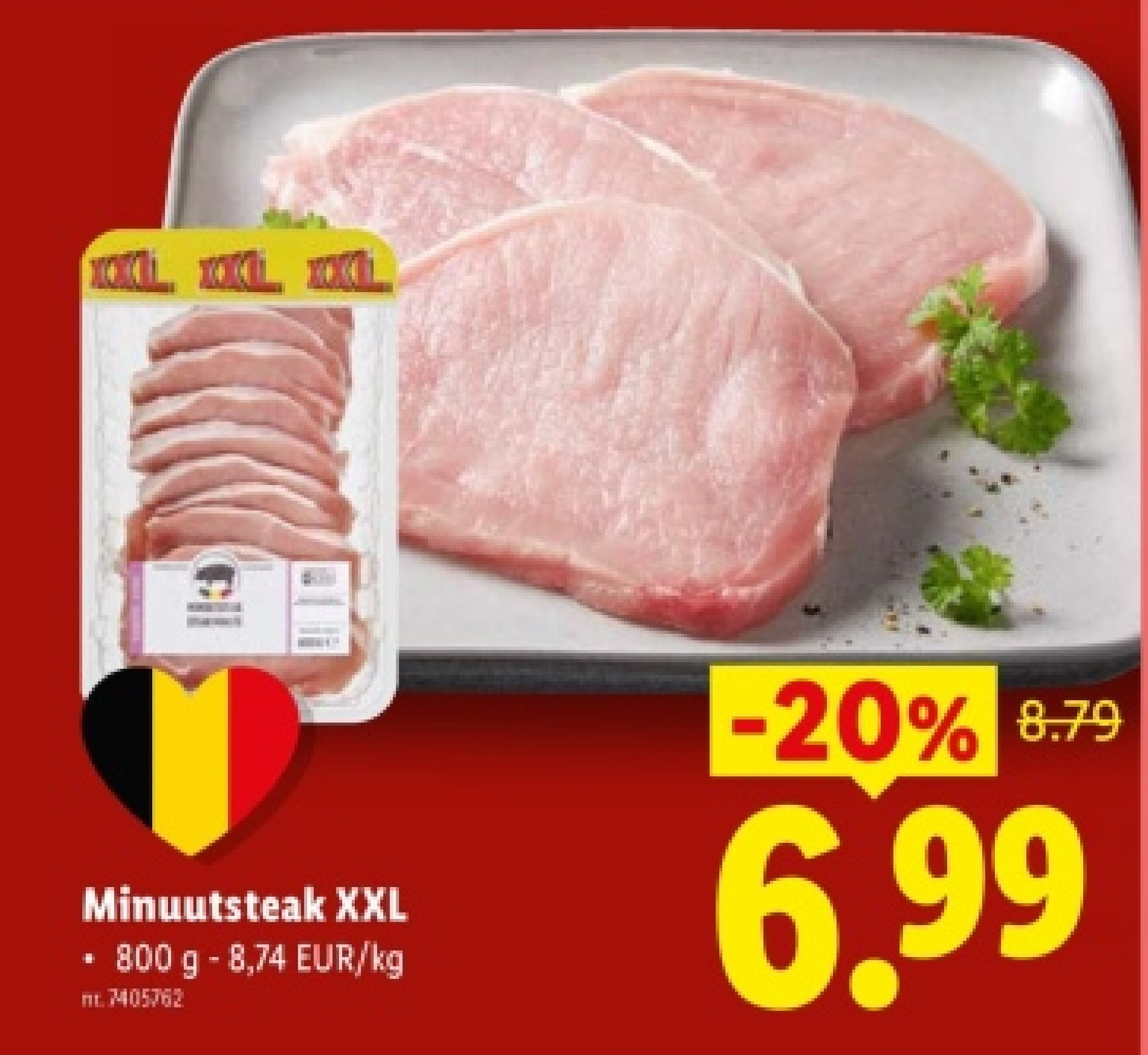 Minuutsteak XXL