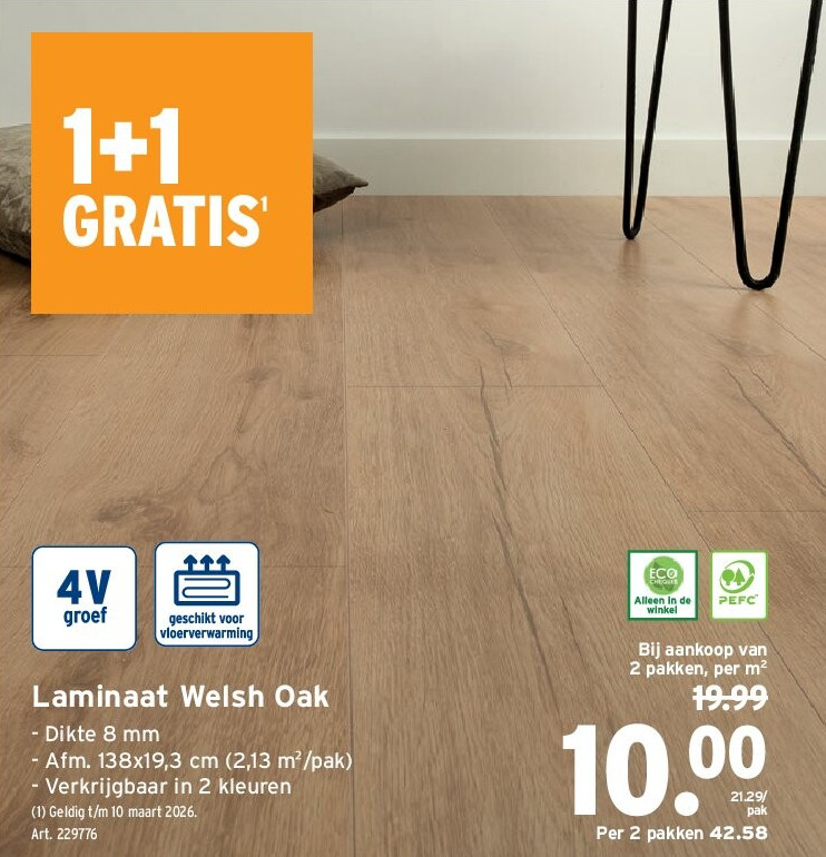 Laminaat Welsh Oak