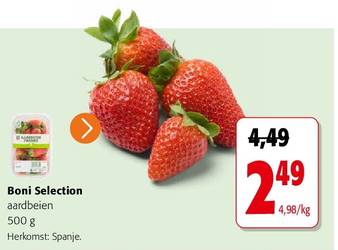 Boni Selection aardbeien 500 g