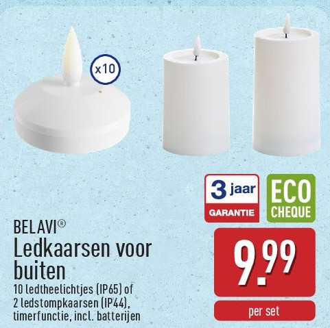 Ledkaarsen voor buiten