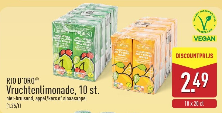 Vruchtenlimonade, 10st.