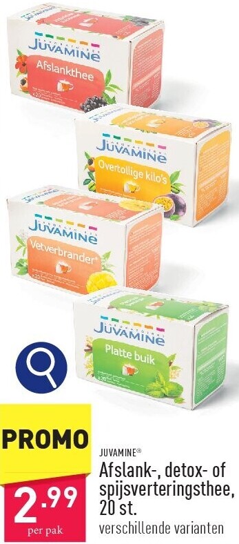 Afslank-, detox- of spijsverteringsthee, 20 st.