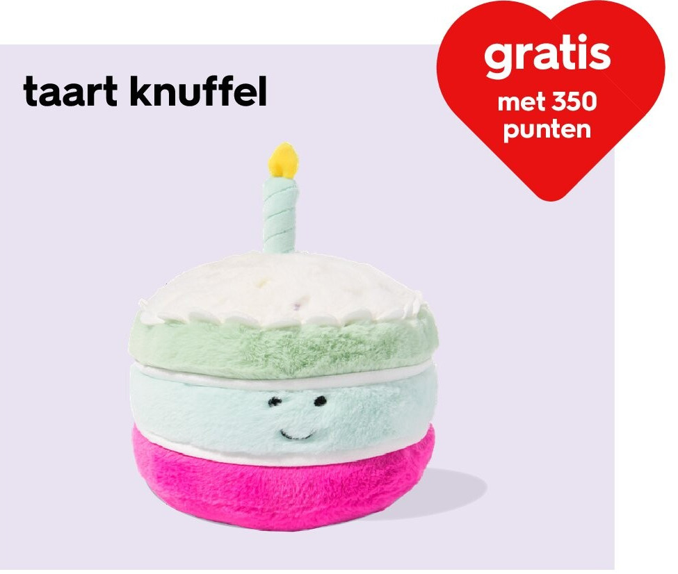 taart knuffel