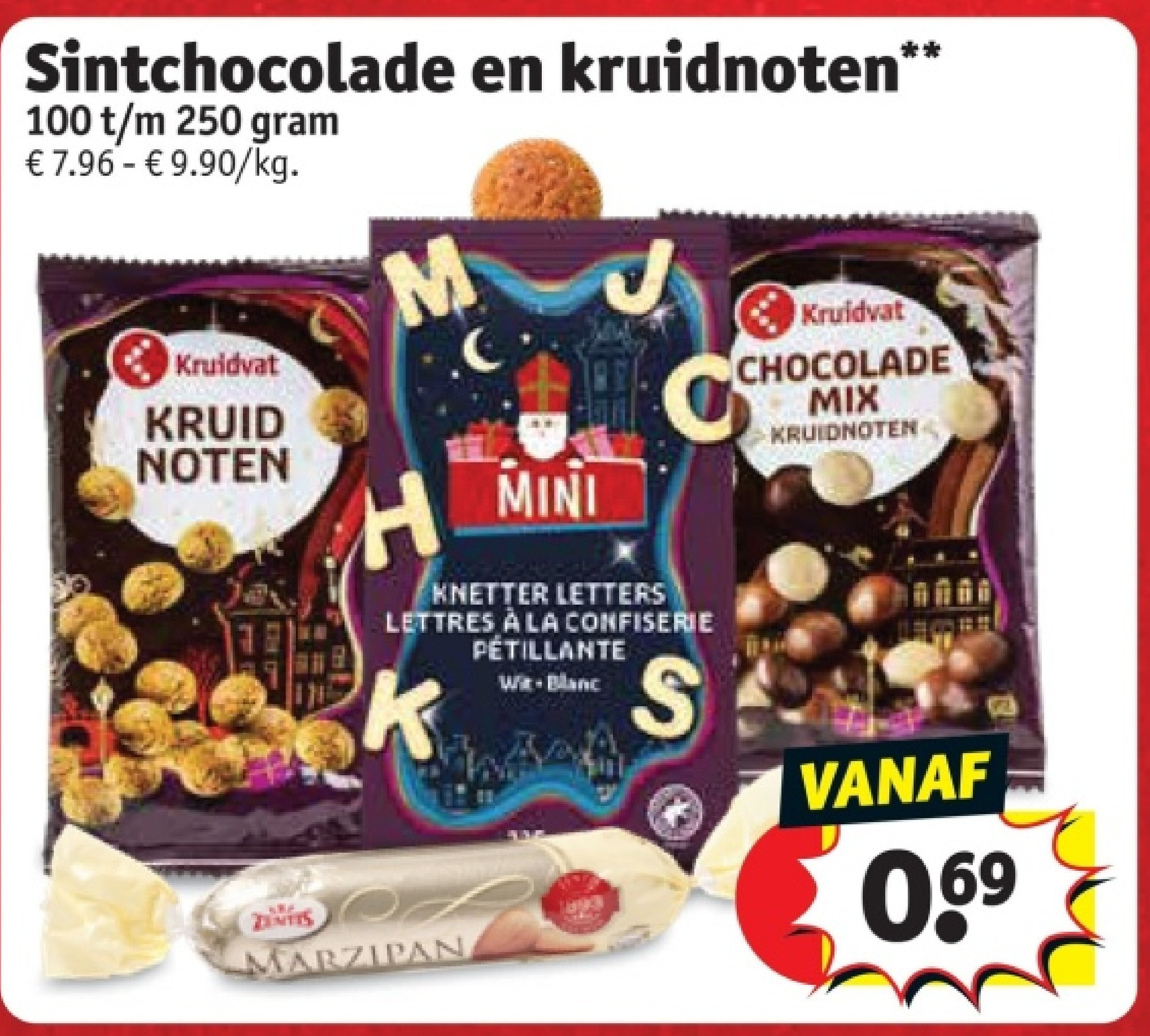 Sintchocolade en kruidnoten**